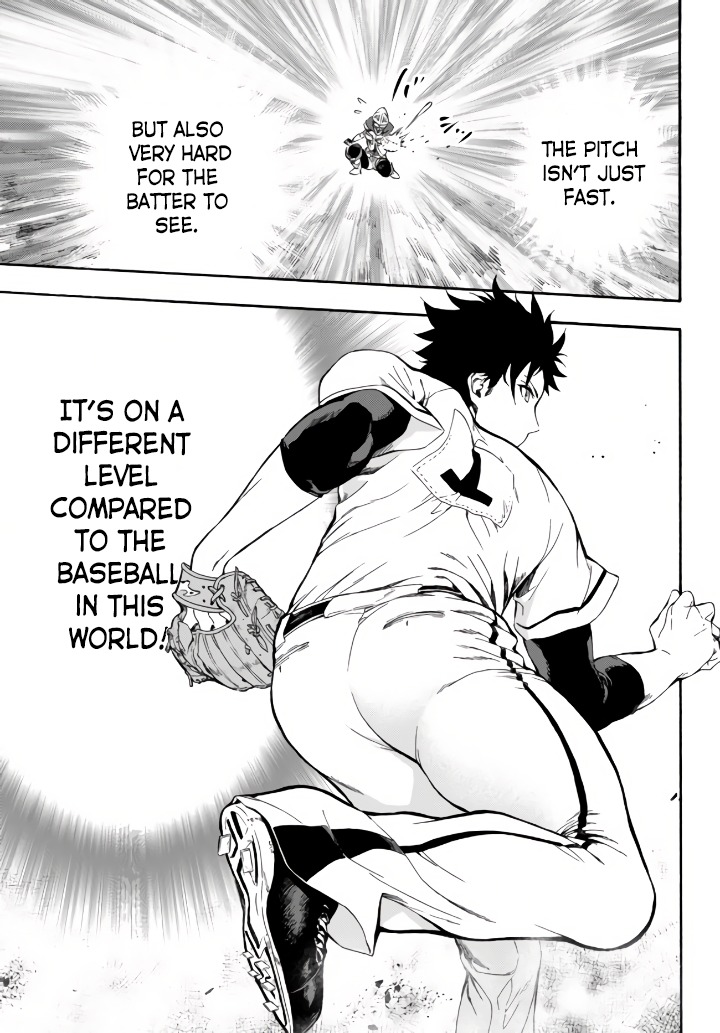 In Another World where Baseball is War, a High School Ace Player will Save a Weak Nation Chapter 3 34